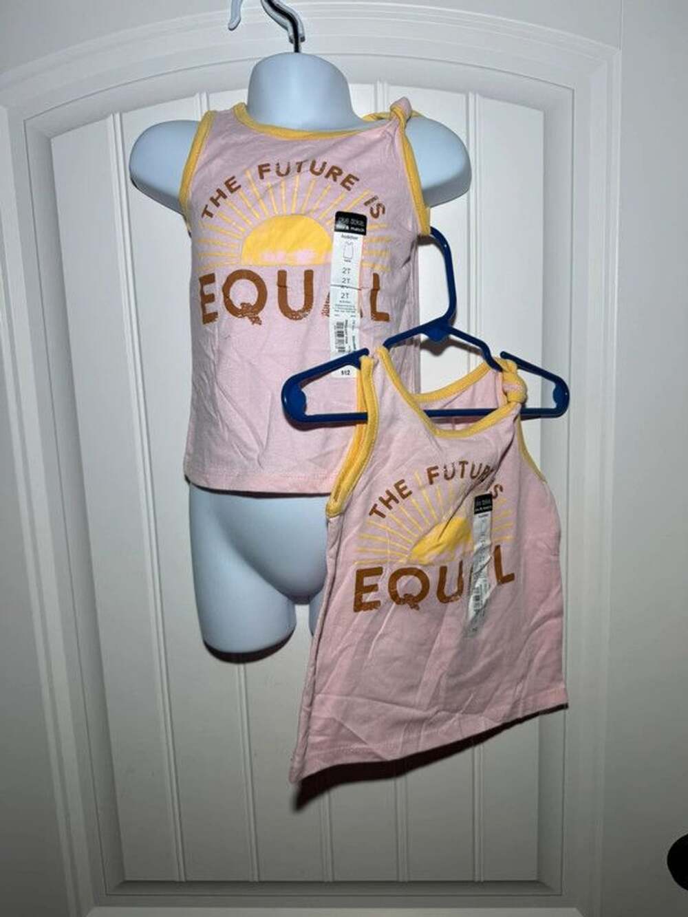 NWT Okie Dokie Toddler Girl Twin Tank Top Set - Size 2T